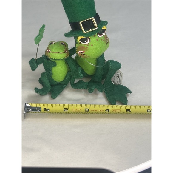 NWT ANNALEE DOLL 2012 5" ST. PATRICK'S DAY IRISH PROUD TO BE GREEN FROG - Picture 7 of 8